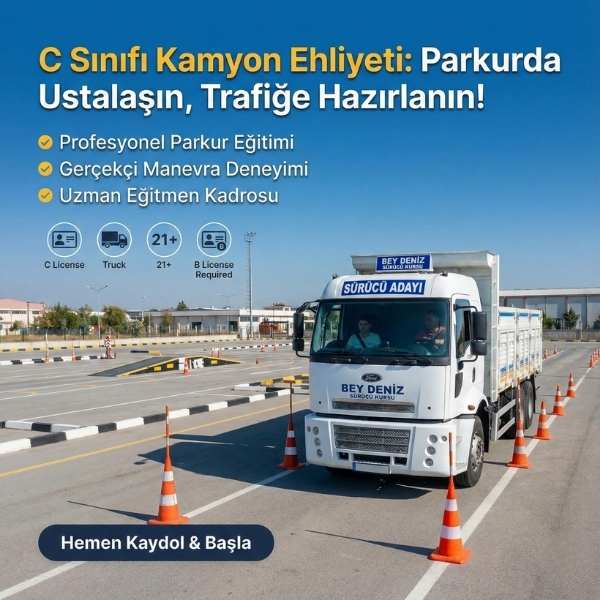 C Sınıfı Ehliyet (Kamyon) görseli