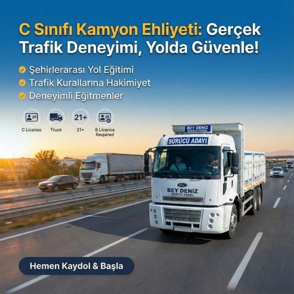 C Sınıfı Ehliyet (Kamyon) görseli